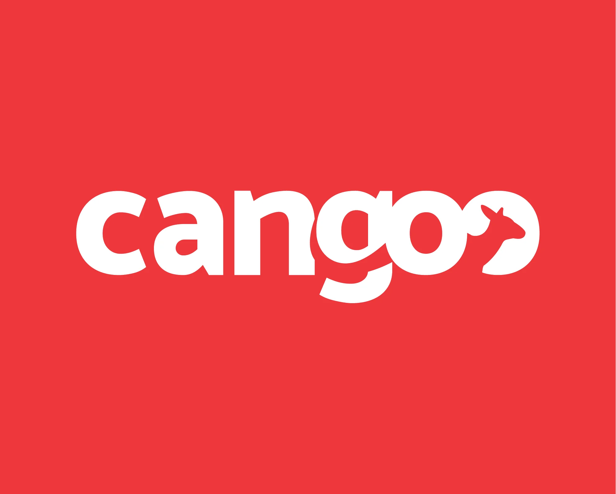 Logotipo da Cangoo em fundo preto