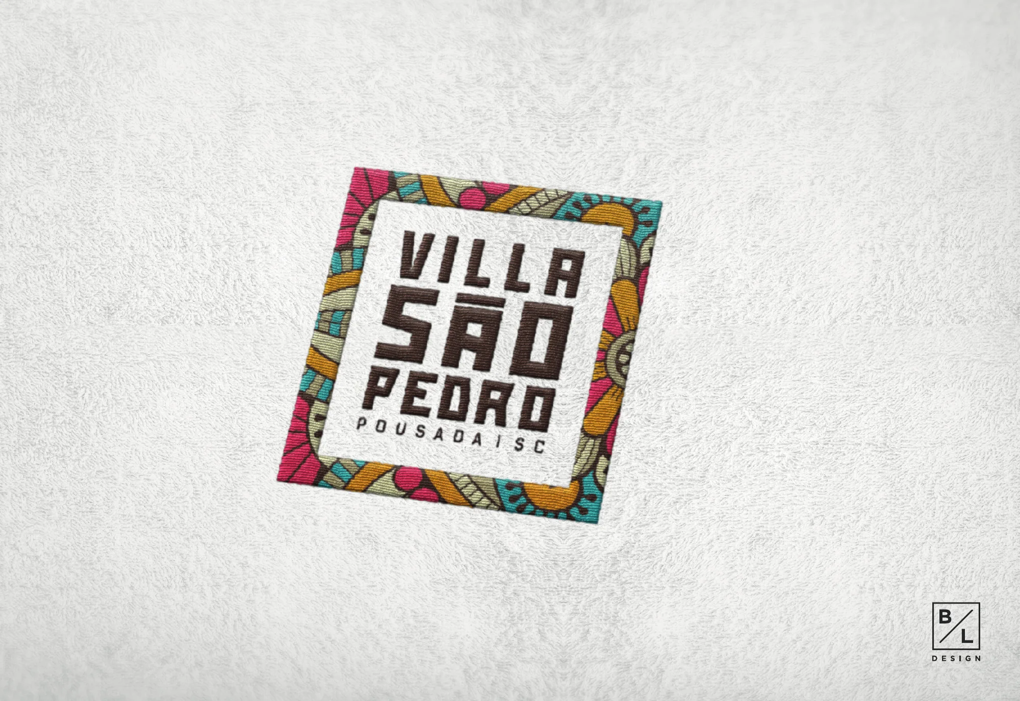 Logotipo da Villa São Pedro em papel
