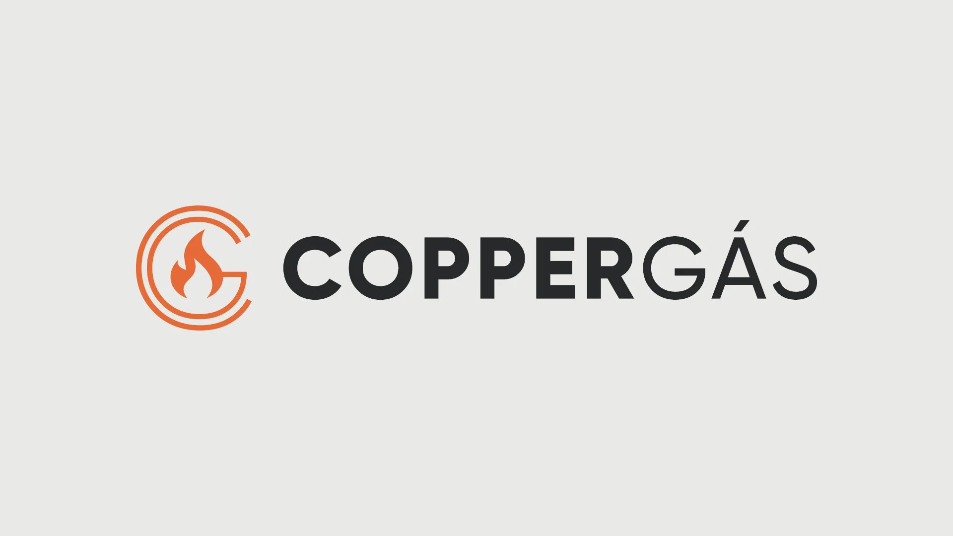 Logotipo horizontal da Copper Gás