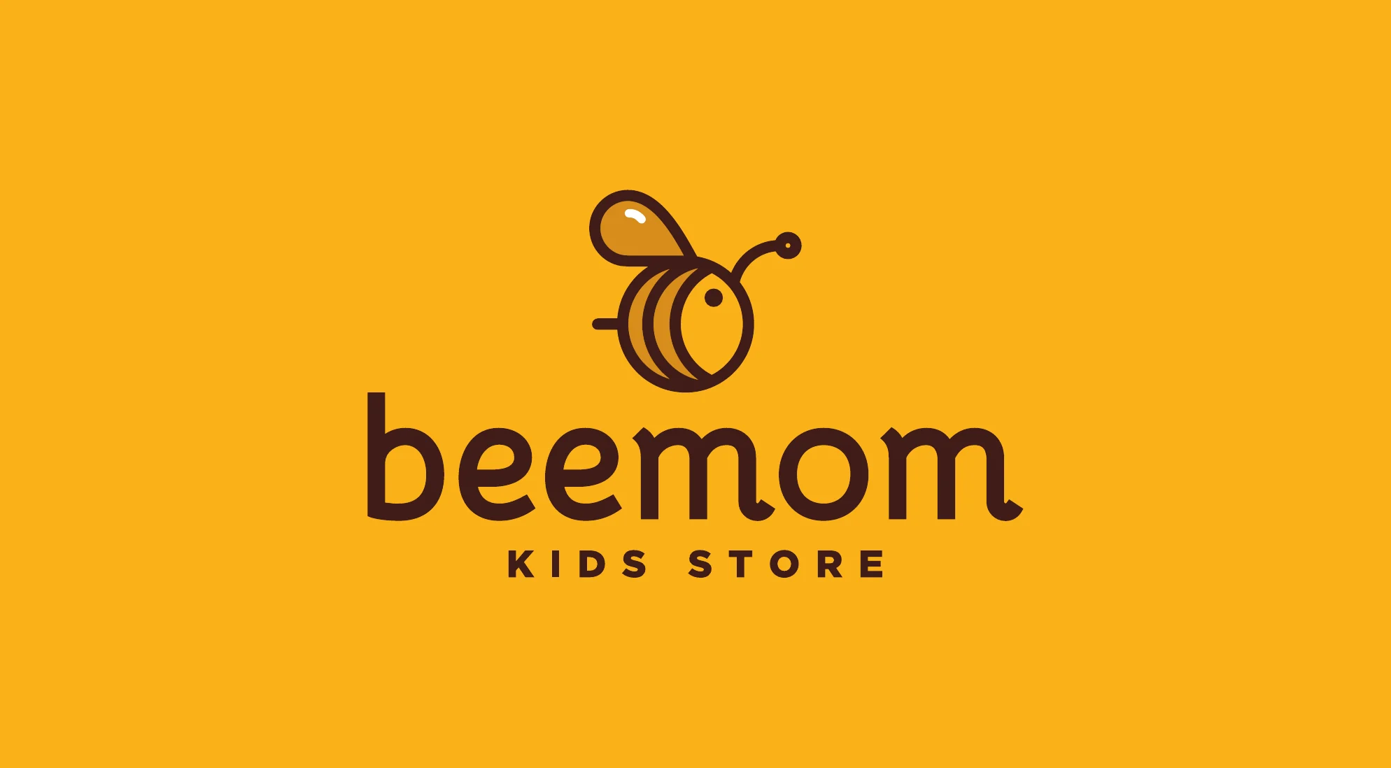 Logotipo oficial da BeeMom Kids Store