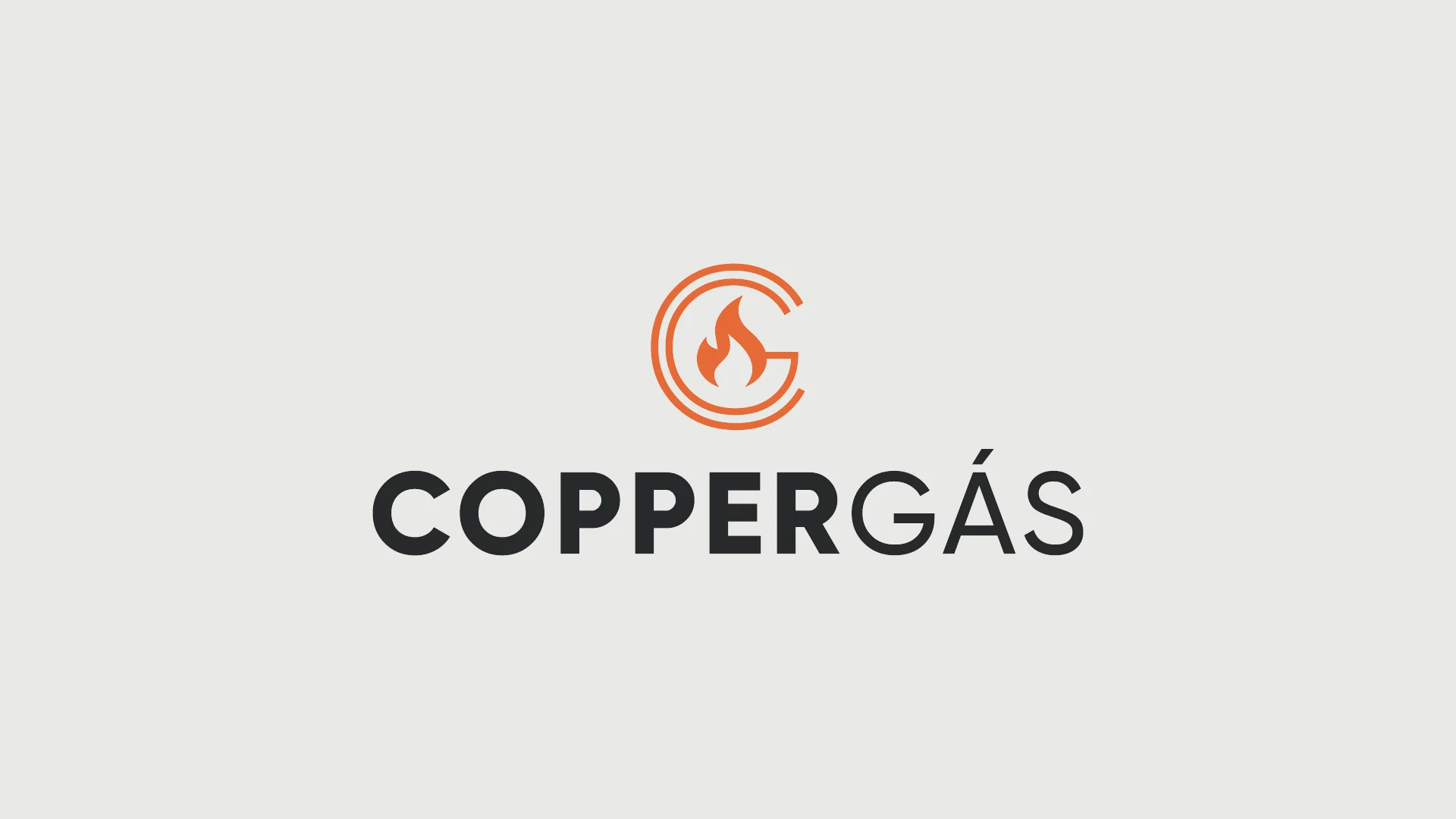 Logotipo vertical da Copper Gás