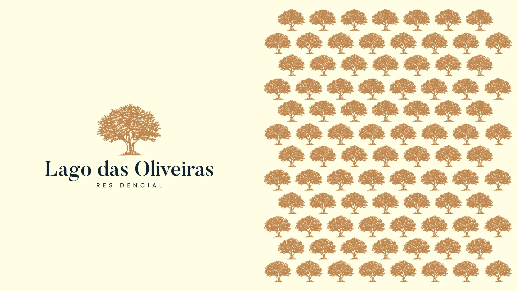 Padrão gráfico com a oliveira