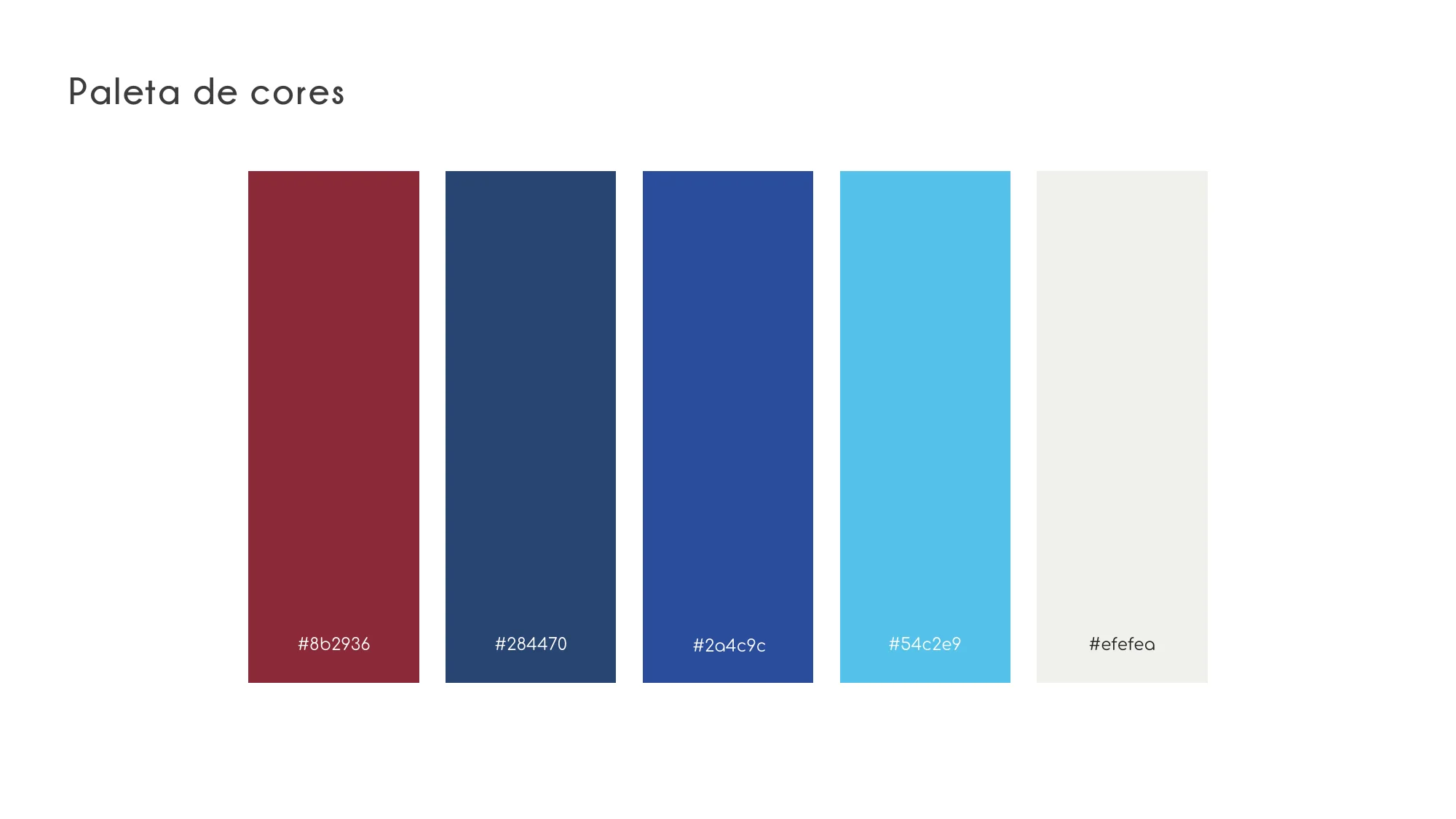 Paleta de cores da PeritusMed