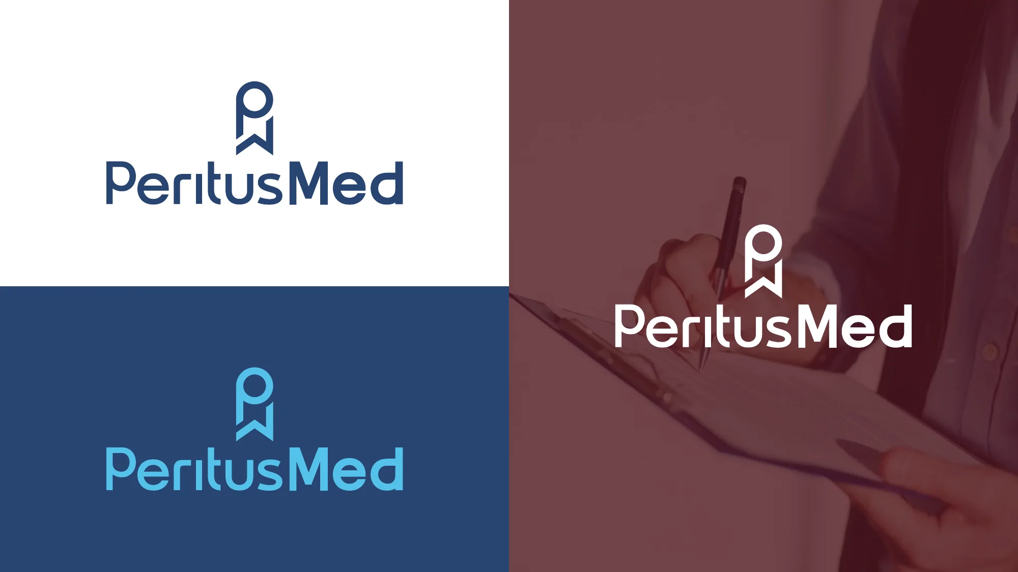 Versões do logotipo da PeritusMed